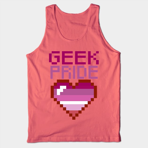 Geek Pride - Lesbian Pride Tank Top by stateements